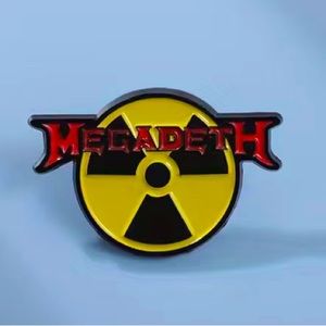 Megadeath Thrash Metal Band Enamel Pin Badge